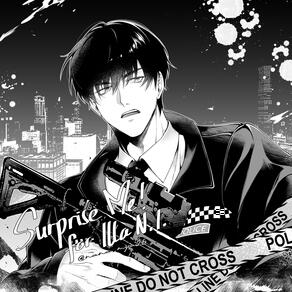 Surprise Me! B/W Bust Up Commission - for Illa N. I.