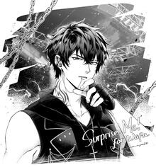 Surprise Me! B/W Bust Up Commission - for Wafa Surprise Me! B/W Bust Up Commission - for Wafa