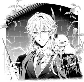 Surprise Me! B/W Bust Up Commission - for Marchnotia